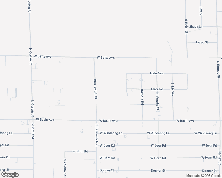 map of restaurants, bars, coffee shops, grocery stores, and more near 3751 West Betty Avenue in Pahrump