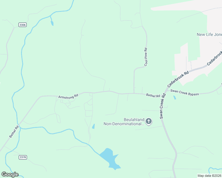 map of restaurants, bars, coffee shops, grocery stores, and more near 5732 Bethel Road in Jonesville