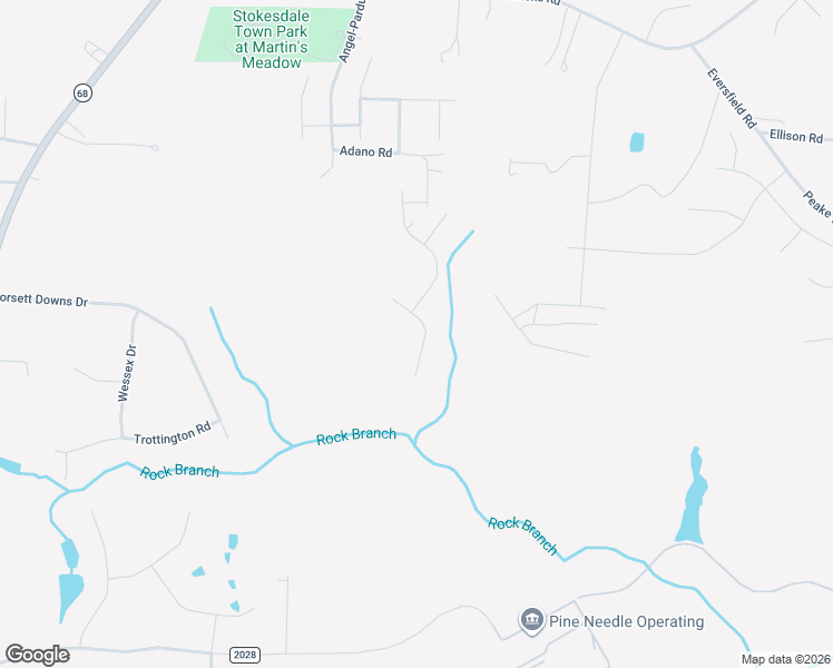 map of restaurants, bars, coffee shops, grocery stores, and more near 8101 Adano Road in Stokesdale