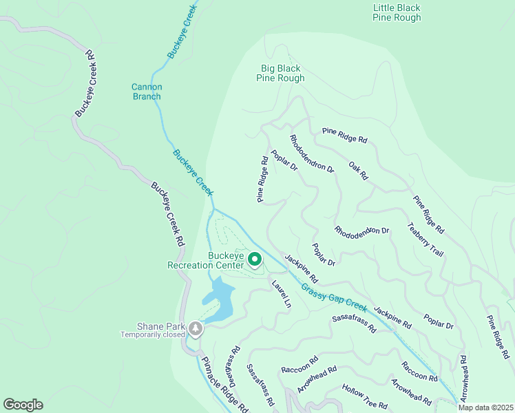 map of restaurants, bars, coffee shops, grocery stores, and more near 1140 Pine Ridge Road in Beech Mountain