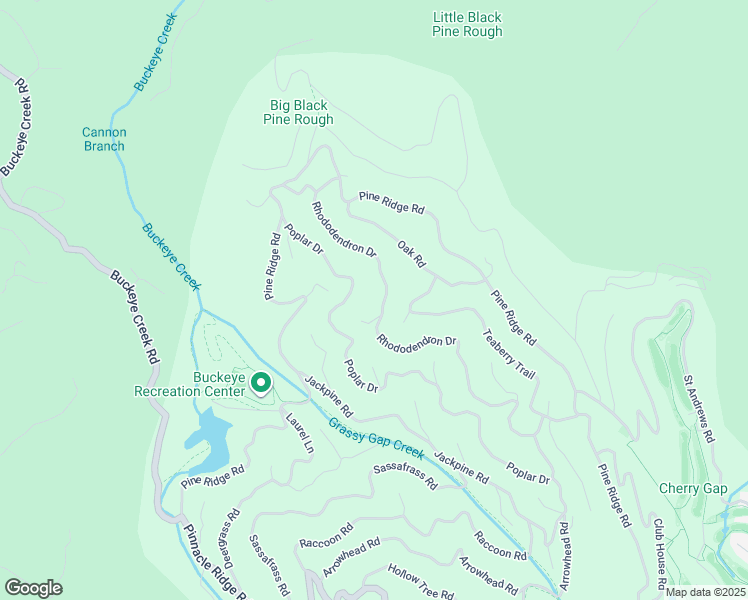 map of restaurants, bars, coffee shops, grocery stores, and more near 169 Rhododendron Drive in Beech Mountain