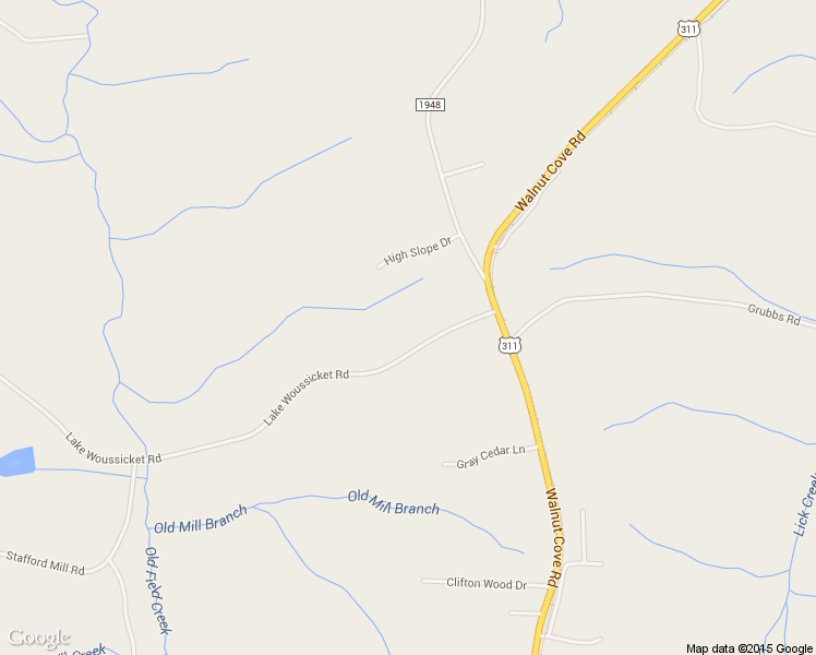 map of restaurants, bars, coffee shops, grocery stores, and more near 5411 Lake Woussicket Road in Walnut Cove