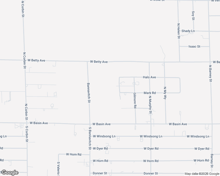 map of restaurants, bars, coffee shops, grocery stores, and more near 3751 West Betty Avenue in Pahrump