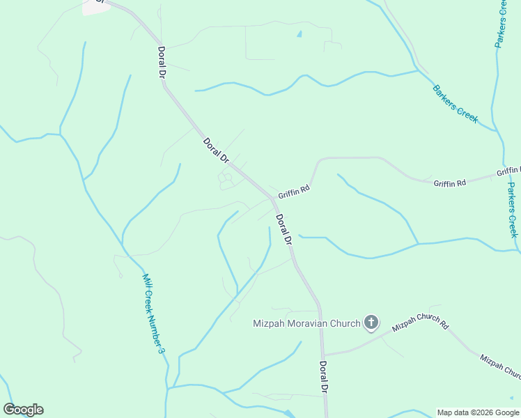 map of restaurants, bars, coffee shops, grocery stores, and more near 3510 Doral Ct in Tobaccoville