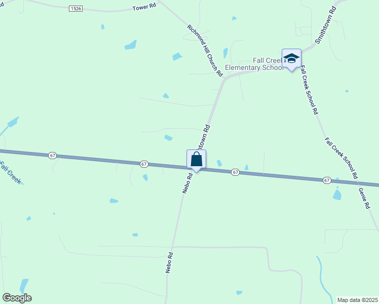 map of restaurants, bars, coffee shops, grocery stores, and more near 2429 Smithtown Road in East Bend