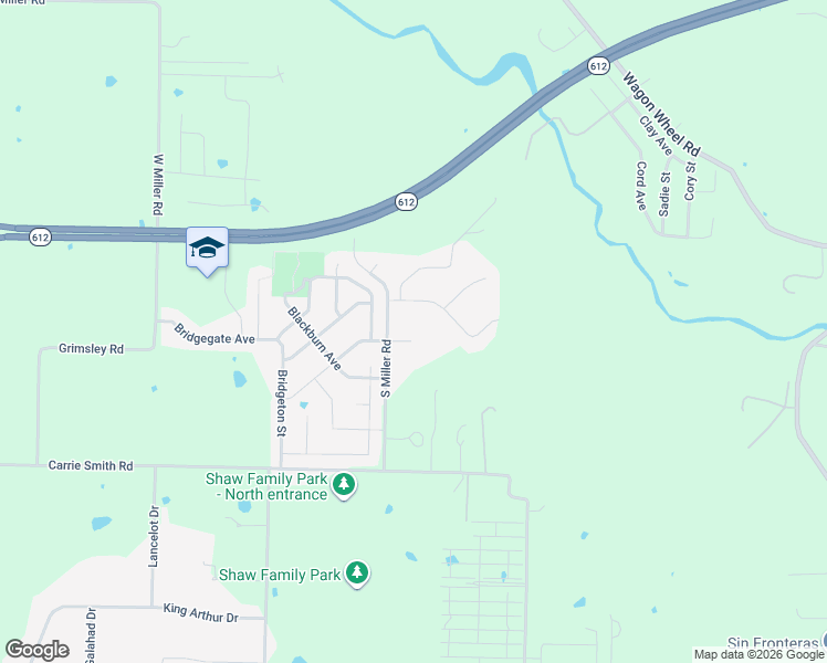 map of restaurants, bars, coffee shops, grocery stores, and more near 7173 Devonshire Avenue in Springdale