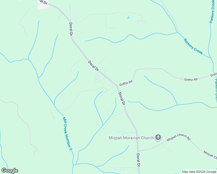 map of restaurants, bars, coffee shops, grocery stores, and more near 3510 Doral Court in Tobaccoville