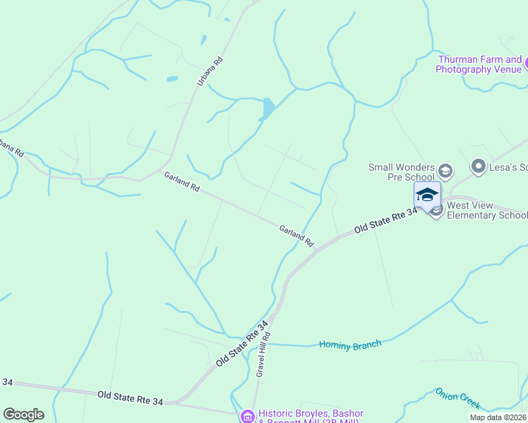 map of restaurants, bars, coffee shops, grocery stores, and more near 155 Garland Road in Limestone