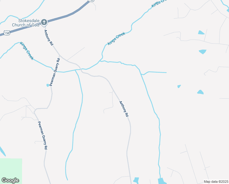 map of restaurants, bars, coffee shops, grocery stores, and more near 7684 Anthony Road in Kernersville