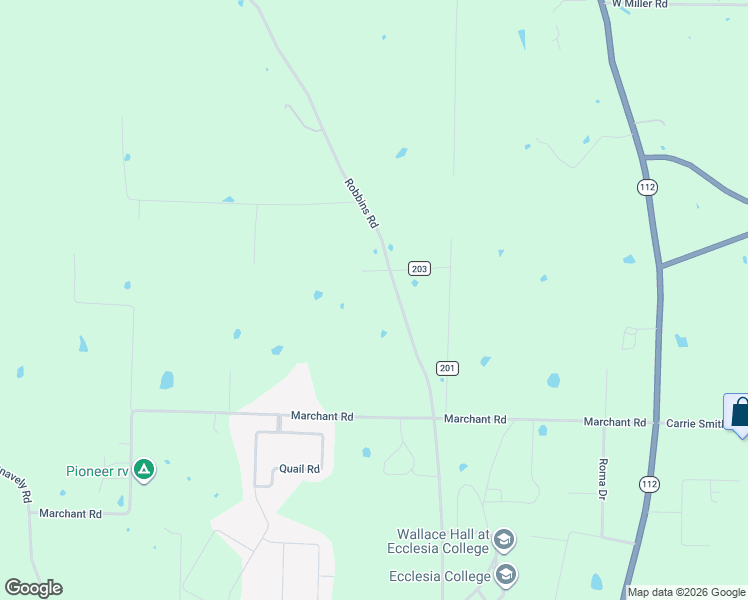 map of restaurants, bars, coffee shops, grocery stores, and more near 13735-13999 County Road 71 in Springdale