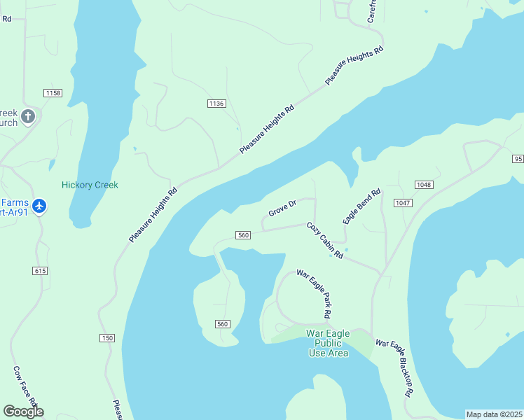 map of restaurants, bars, coffee shops, grocery stores, and more near 18376 Grove Drive in Springdale