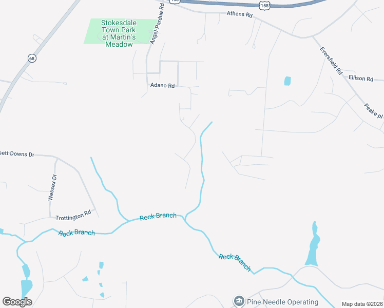 map of restaurants, bars, coffee shops, grocery stores, and more near 8101 Adano Road in Stokesdale