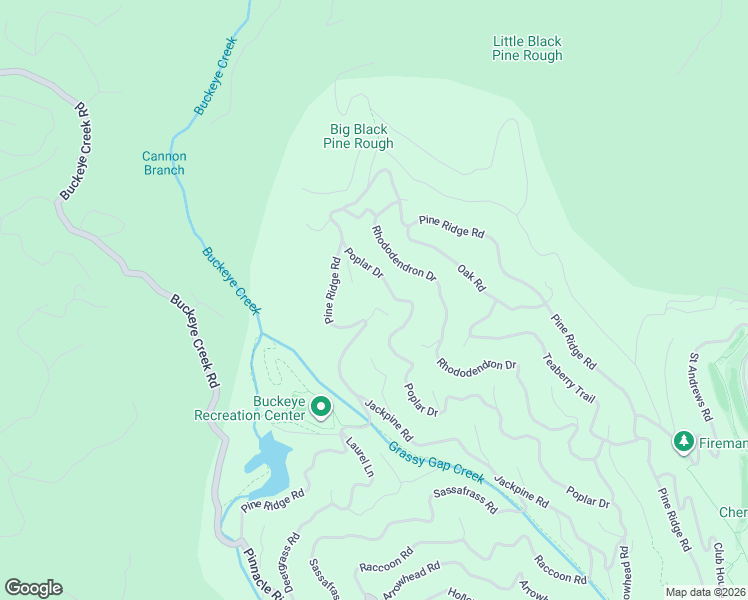 map of restaurants, bars, coffee shops, grocery stores, and more near 305 Poplar Drive in Beech Mountain