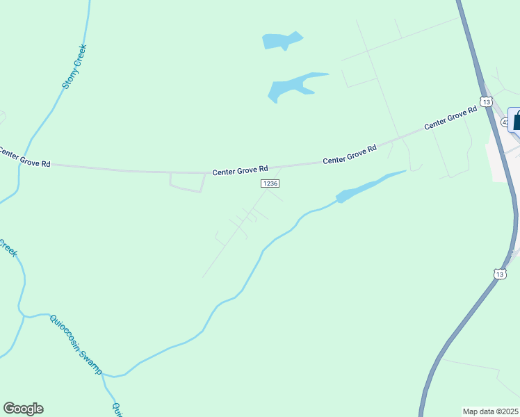 map of restaurants, bars, coffee shops, grocery stores, and more near 117 Daily Road in Ahoskie