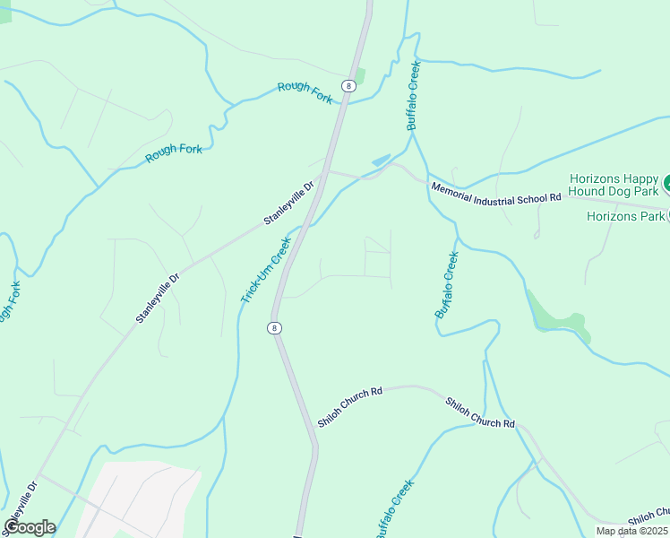 map of restaurants, bars, coffee shops, grocery stores, and more near 6201 Maurice Circle in Rural Hall