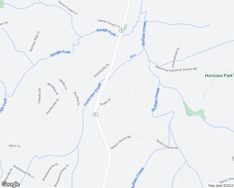 map of restaurants, bars, coffee shops, grocery stores, and more near 6201 Maurice Circle in Rural Hall
