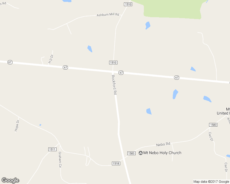 map of restaurants, bars, coffee shops, grocery stores, and more near State Road 1510 in Yadkin County