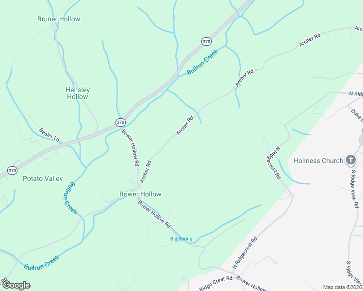 map of restaurants, bars, coffee shops, grocery stores, and more near 796 Archer Road in Luttrell