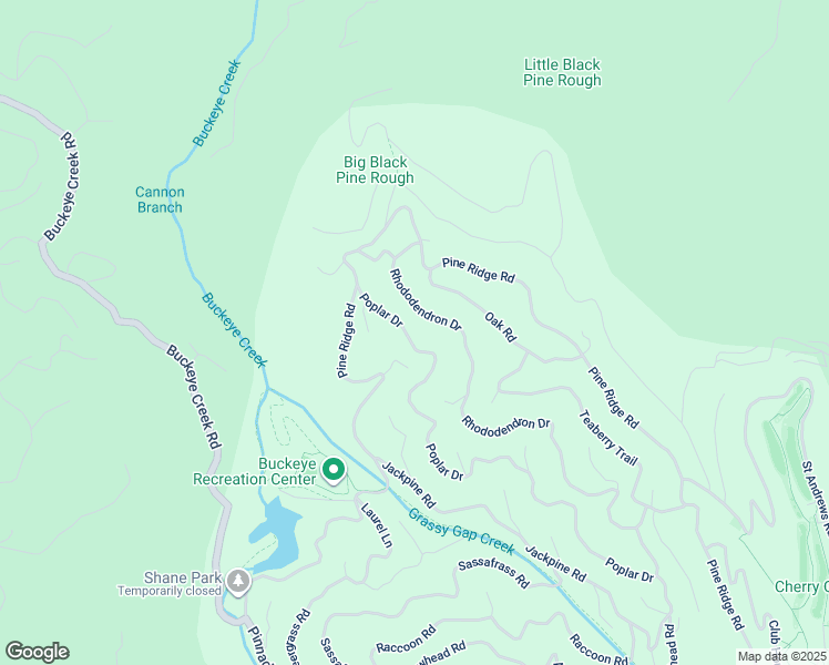 map of restaurants, bars, coffee shops, grocery stores, and more near 296 Poplar Drive in Beech Mountain