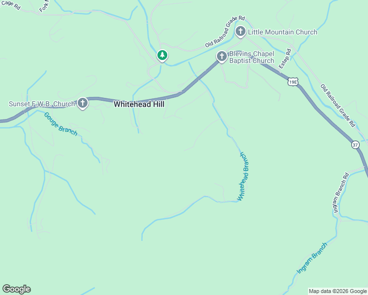 map of restaurants, bars, coffee shops, grocery stores, and more near Conley Stevens Road in Roan Mountain