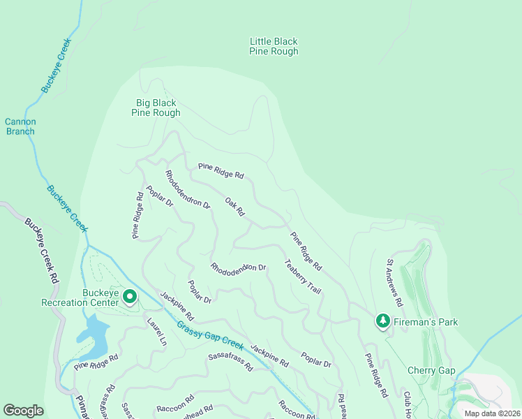 map of restaurants, bars, coffee shops, grocery stores, and more near 813 Pine Ridge Road in Beech Mountain