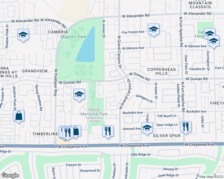map of restaurants, bars, coffee shops, grocery stores, and more near 9728 Drumcannon Avenue in Las Vegas