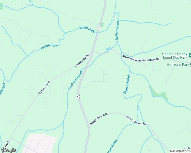 map of restaurants, bars, coffee shops, grocery stores, and more near 6295 Maurice Circle in Rural Hall