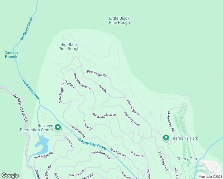 map of restaurants, bars, coffee shops, grocery stores, and more near 813 Pine Ridge Road in Beech Mountain
