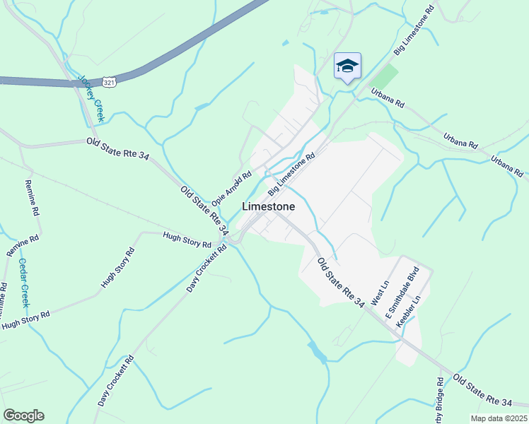 map of restaurants, bars, coffee shops, grocery stores, and more near 3859 Old State Route 34 in Limestone