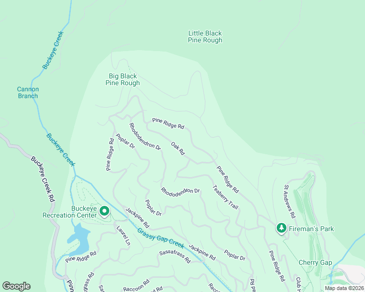 map of restaurants, bars, coffee shops, grocery stores, and more near 209 Oak Road in Beech Mountain