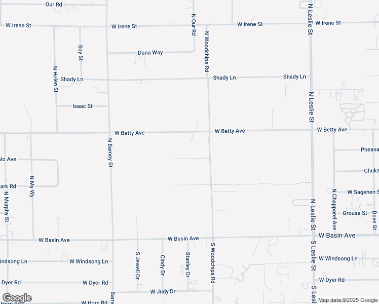 map of restaurants, bars, coffee shops, grocery stores, and more near 2590 West Luke Street in Pahrump