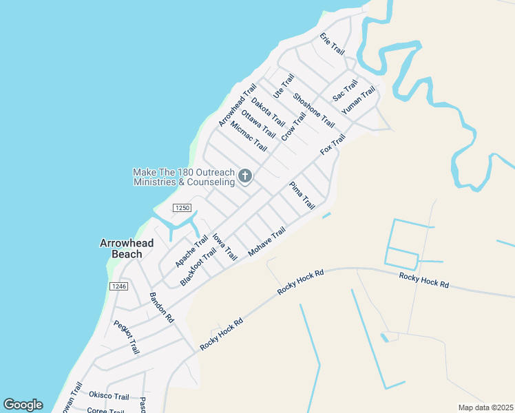 map of restaurants, bars, coffee shops, grocery stores, and more near 709 Blackfoot Trail in Edenton