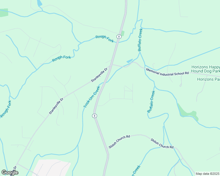 map of restaurants, bars, coffee shops, grocery stores, and more near 6295 Maurice Circle in Rural Hall