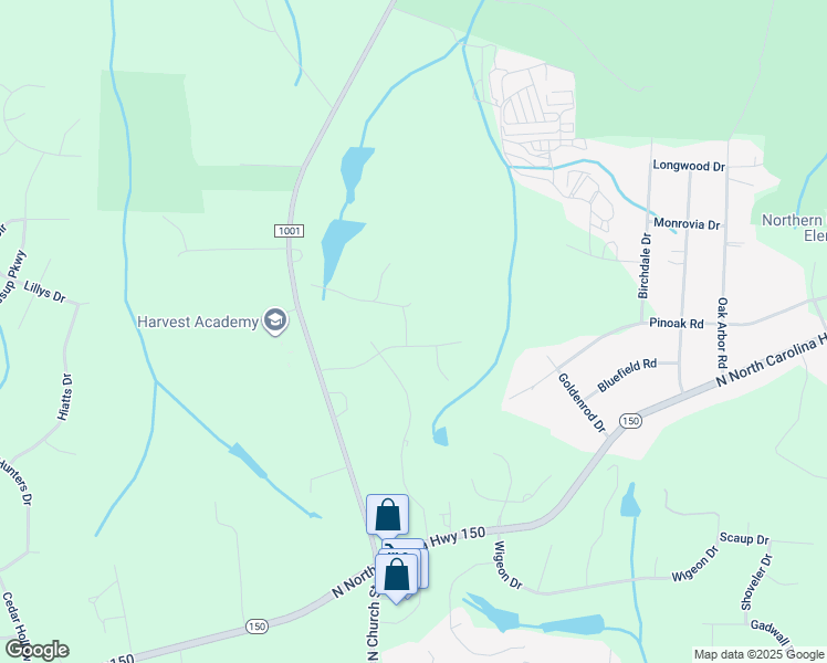 map of restaurants, bars, coffee shops, grocery stores, and more near 127 Cobblestone Walk Drive in Greensboro