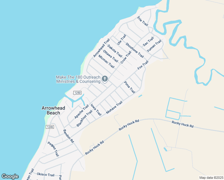 map of restaurants, bars, coffee shops, grocery stores, and more near 709 Blackfoot Trail in Edenton