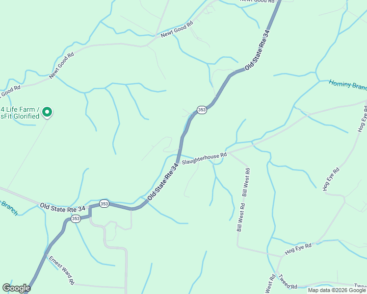 map of restaurants, bars, coffee shops, grocery stores, and more near 2375 Old State Route 34 in Limestone