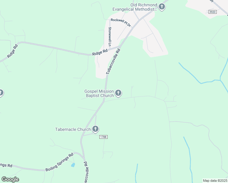 map of restaurants, bars, coffee shops, grocery stores, and more near Reid Road in Tobaccoville