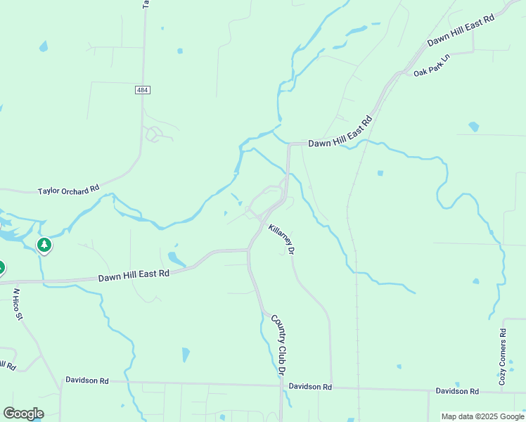 map of restaurants, bars, coffee shops, grocery stores, and more near 13739 Turnberry Lane in Siloam Springs