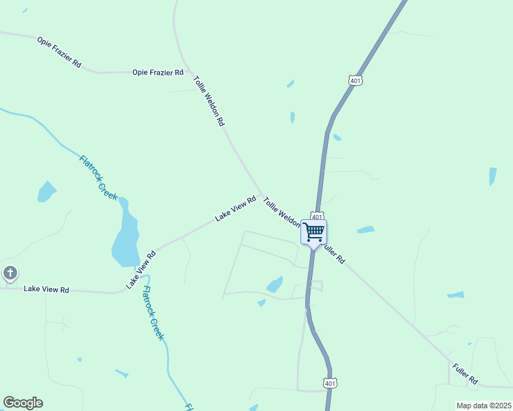 map of restaurants, bars, coffee shops, grocery stores, and more near 734 Lake View Road in Louisburg