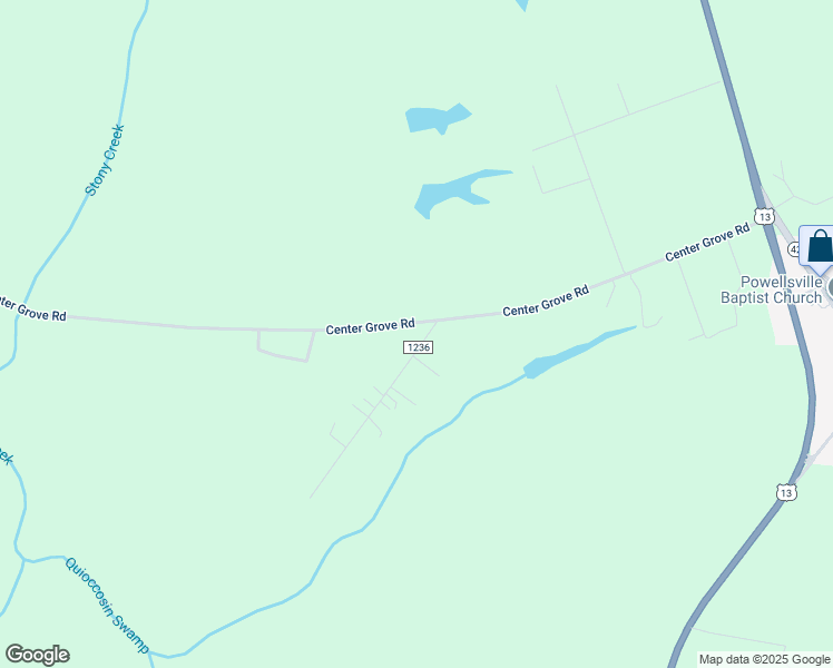 map of restaurants, bars, coffee shops, grocery stores, and more near 104 Daily Road in Ahoskie