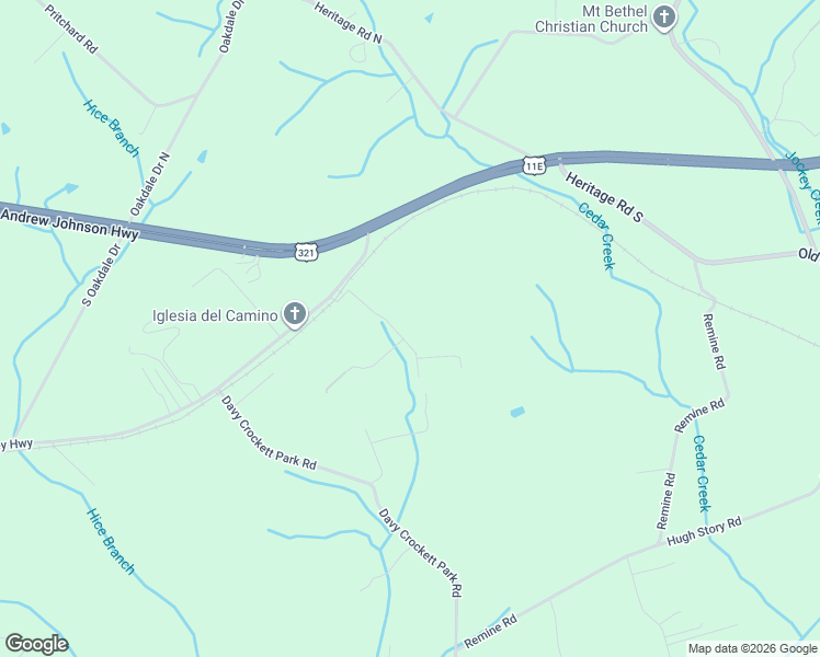 map of restaurants, bars, coffee shops, grocery stores, and more near 205 Rector Ln in Greene