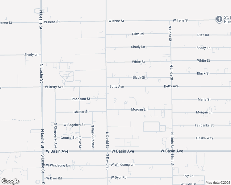 map of restaurants, bars, coffee shops, grocery stores, and more near 1441 West Betty Avenue in Pahrump