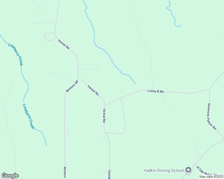 map of restaurants, bars, coffee shops, grocery stores, and more near 3508 Lottie B Road in Jonesville