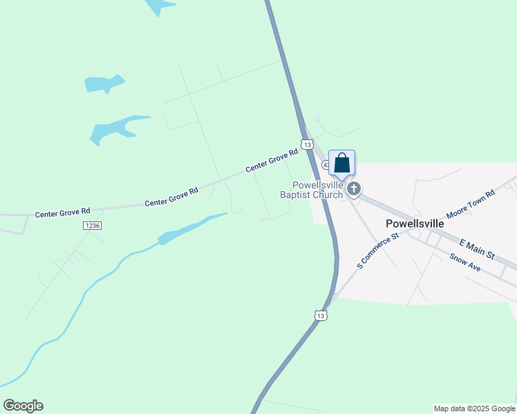 map of restaurants, bars, coffee shops, grocery stores, and more near 114 5 Oaks Drive in Ahoskie