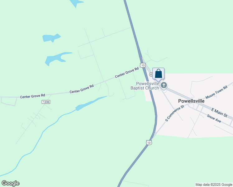 map of restaurants, bars, coffee shops, grocery stores, and more near 112 5 Oaks Drive in Ahoskie