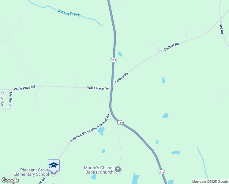map of restaurants, bars, coffee shops, grocery stores, and more near 5465 North Carolina 119 in Burlington