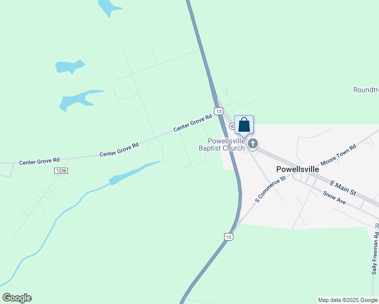 map of restaurants, bars, coffee shops, grocery stores, and more near 113 5 Oaks Drive in Ahoskie