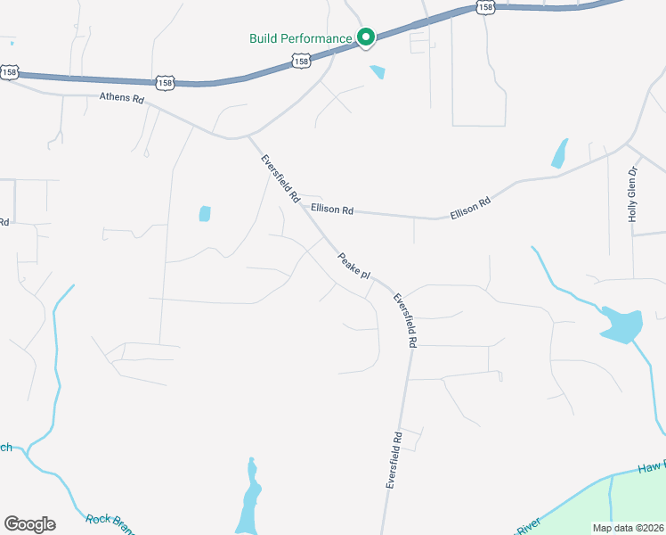 map of restaurants, bars, coffee shops, grocery stores, and more near 7901 Eversfield Road in Stokesdale