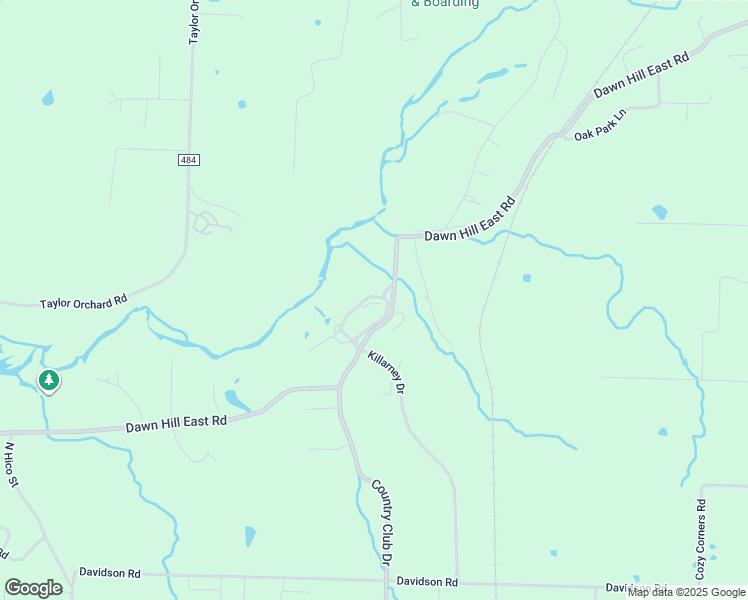 map of restaurants, bars, coffee shops, grocery stores, and more near 13799 Turnberry Lane in Siloam Springs