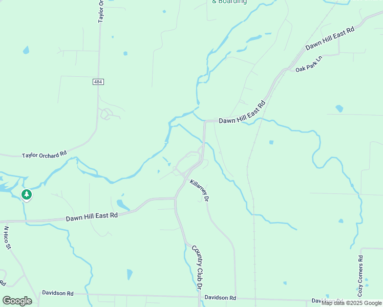 map of restaurants, bars, coffee shops, grocery stores, and more near 13799 Turnberry Lane in Siloam Springs
